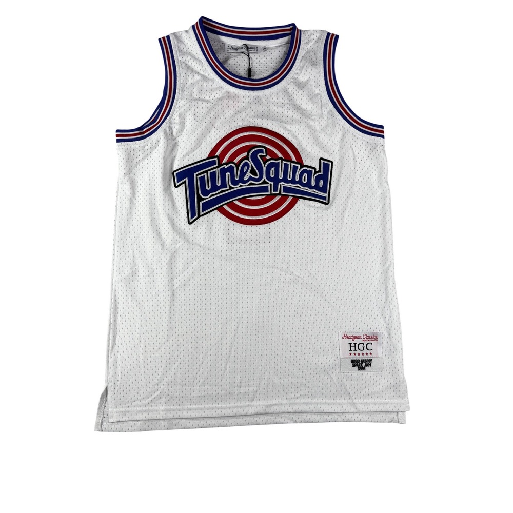 Headgear Classics Bugs Bunny Space Jam Tune Squad Jersey White Size Small